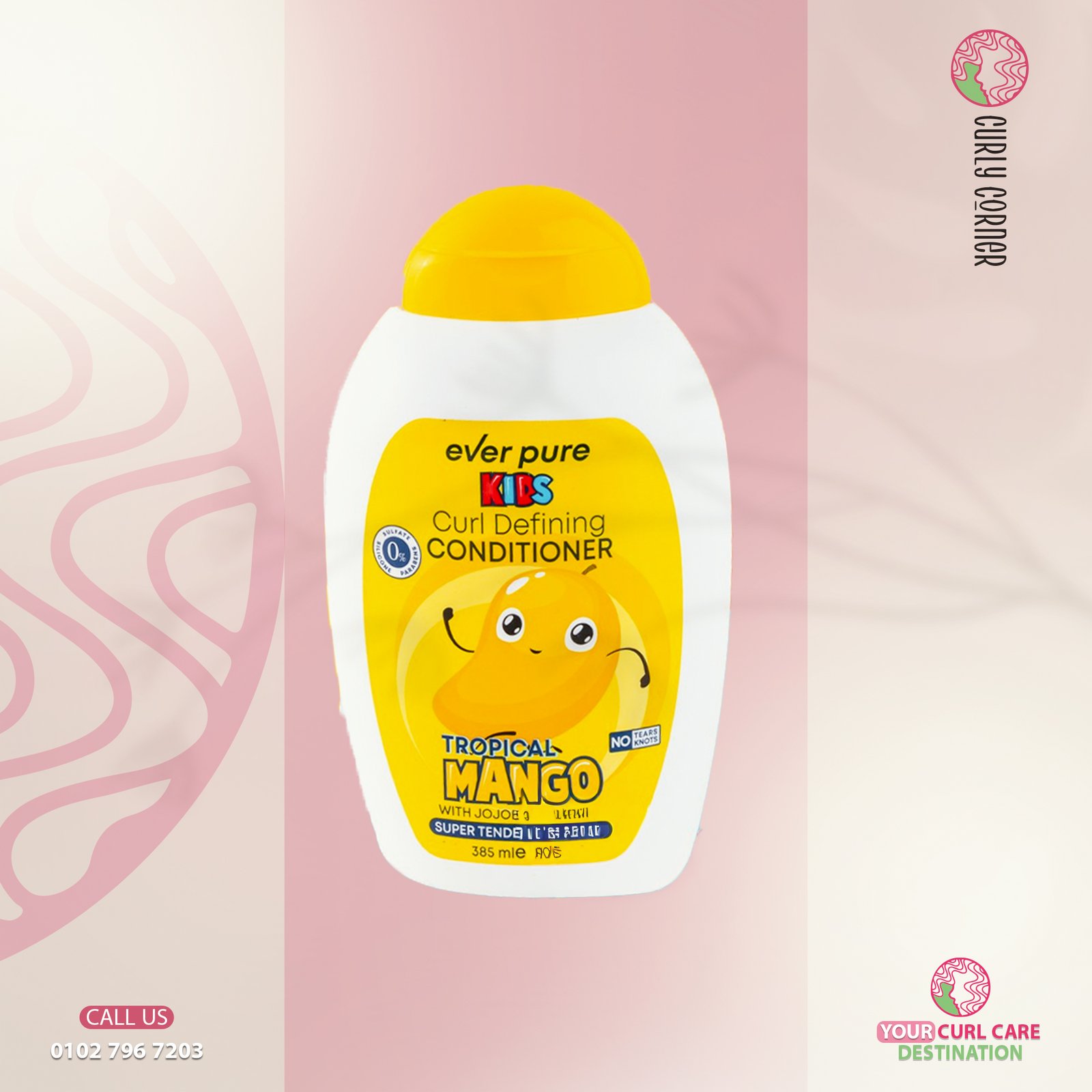 Ever Pure Kids Curl Defining Conditioner – Tropical Mango