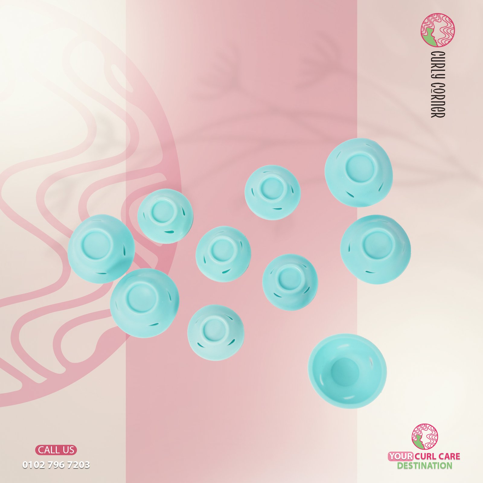 Silicone Hair Curling Rods